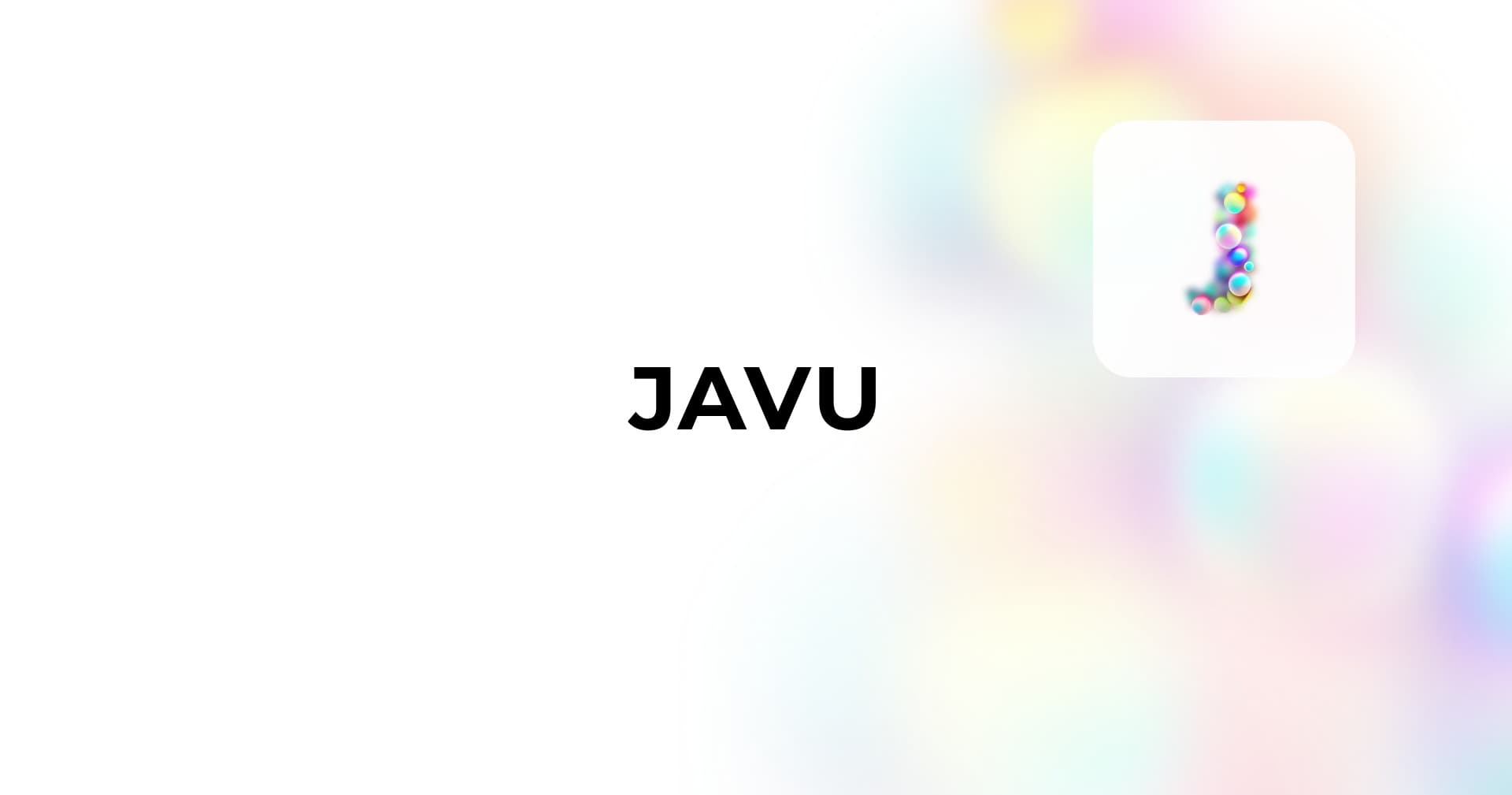 Javu product screenshot