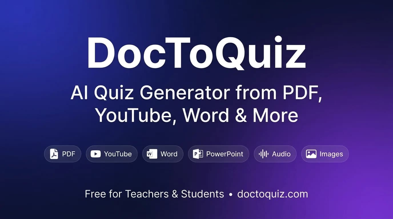 DocToQuiz product screenshot