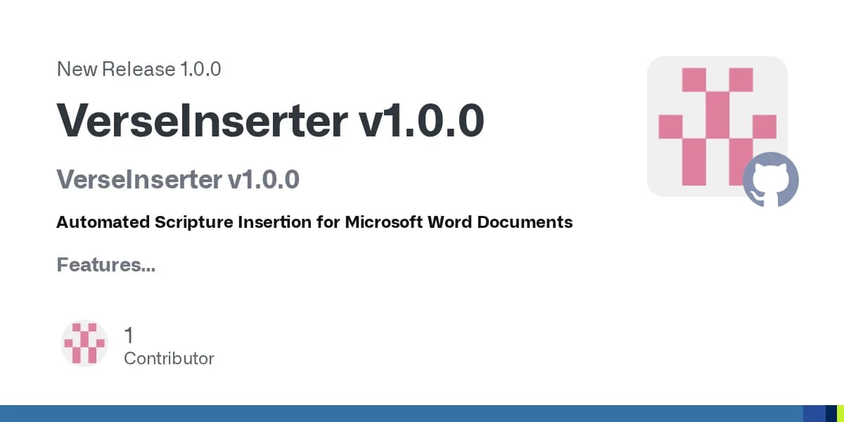 VerseInserter product screenshot