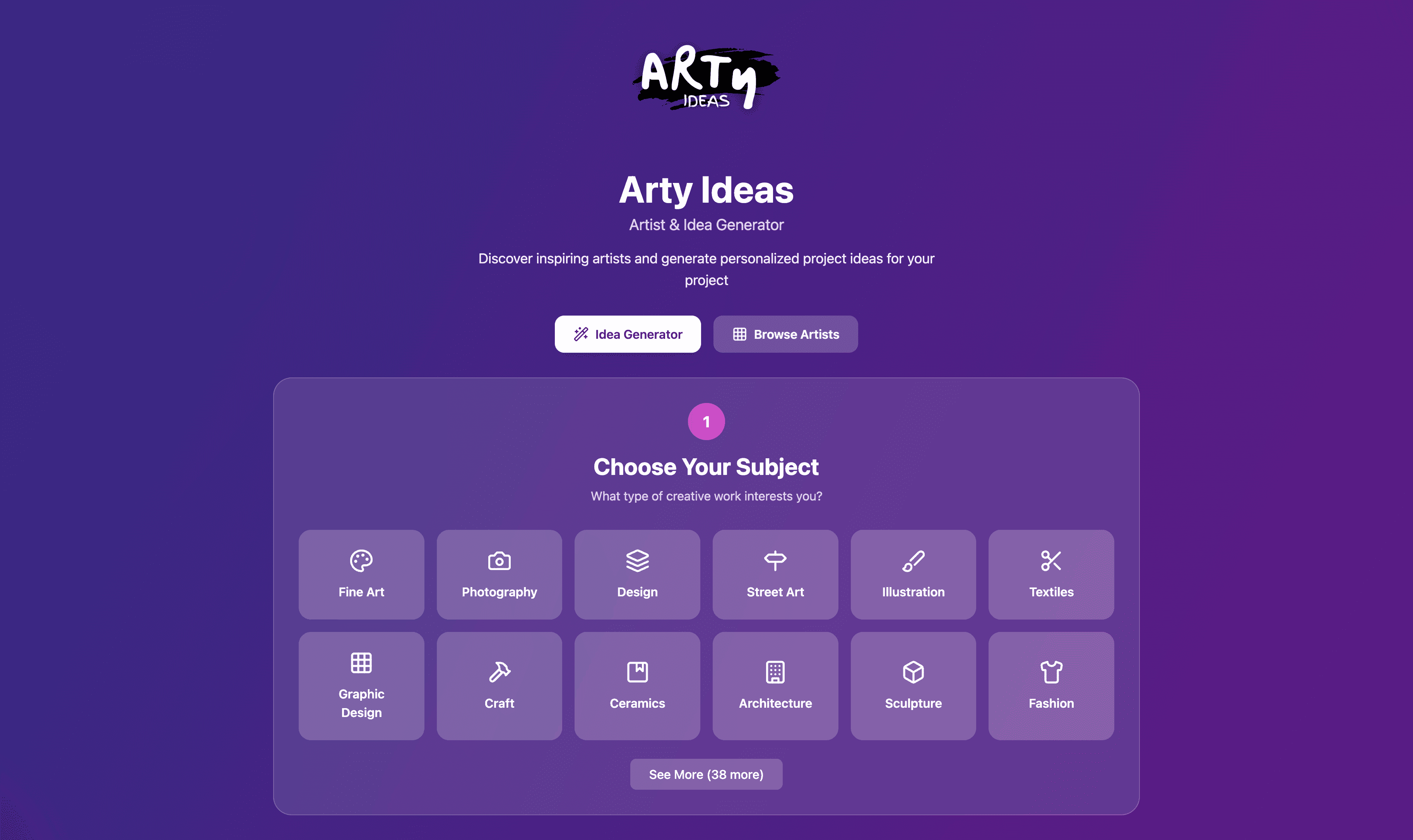 Arty Ideas