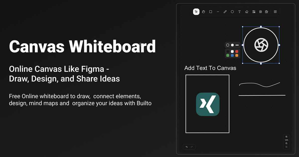 Builto – Canvas - Collaborative online whiteboard for drawing and ...